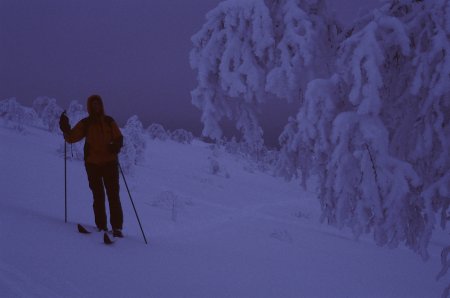 Going uphill at Rovapää