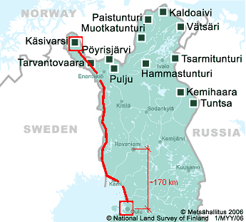 Käsivärsi position in Finland
